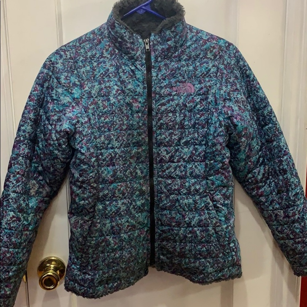 Reversible girls winter jacket